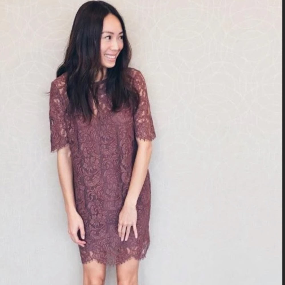 Wilfred lace shift dress